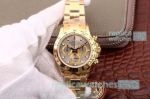 JH Factory Swiss Replica Gold Rolex Daytona Watch Grey Dial For Sale
